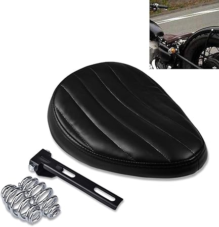 Amazon X Cars 汎用 ソロシート レザー シングルシート ブラケット スプリング セット チョッパー ドラッグスター マグナ バルカン シャドウ スティード ハーレー 縞模様 ストライプ シート本体 車 バイク Amazon X Cars 汎用 ソロシート レザー シングルシート ブラケット スプリング セット チョッパー ドラッグスター マグナ バルカン シャドウ スティード ハーレー 縞模様 ストライプ シート本体 車 バイク
