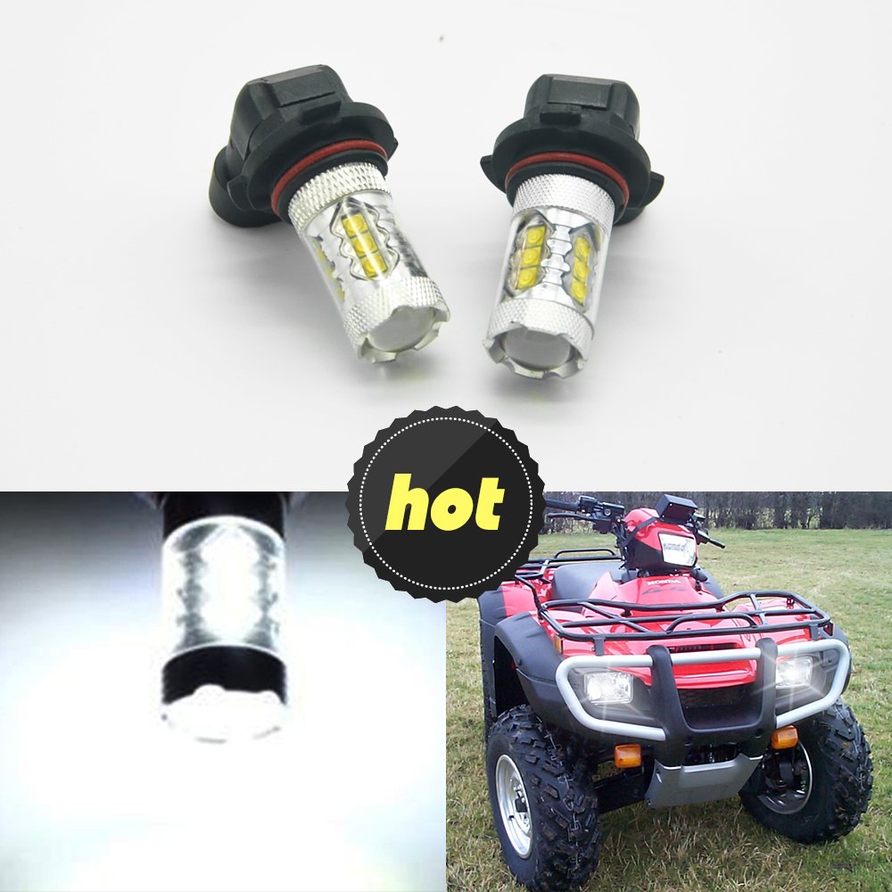 Amazon.com: LINGDA LED Headlight bulbs,For Honda Foreman Recon Rubicon  Headlight CREE LED Light Bulbs White 80W 3000LM 6000k (pack of 2):  Automotive