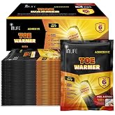 InLife Super Warmer with Adhesive Backing for Toes | All Natural &amp; Safe, Instant Quick Heat, Easy &amp; Comfort | Bigger &amp; Wider Size, Air Activated, Stable &amp; Long-Lasting | Odorless, 20 Pairs (40 Units)