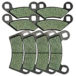 Front and Rear Kevlar Carbon Brake Pads for Polaris 800 Ranger RZR EFI Razor 2009 2010 2011 2012 2013