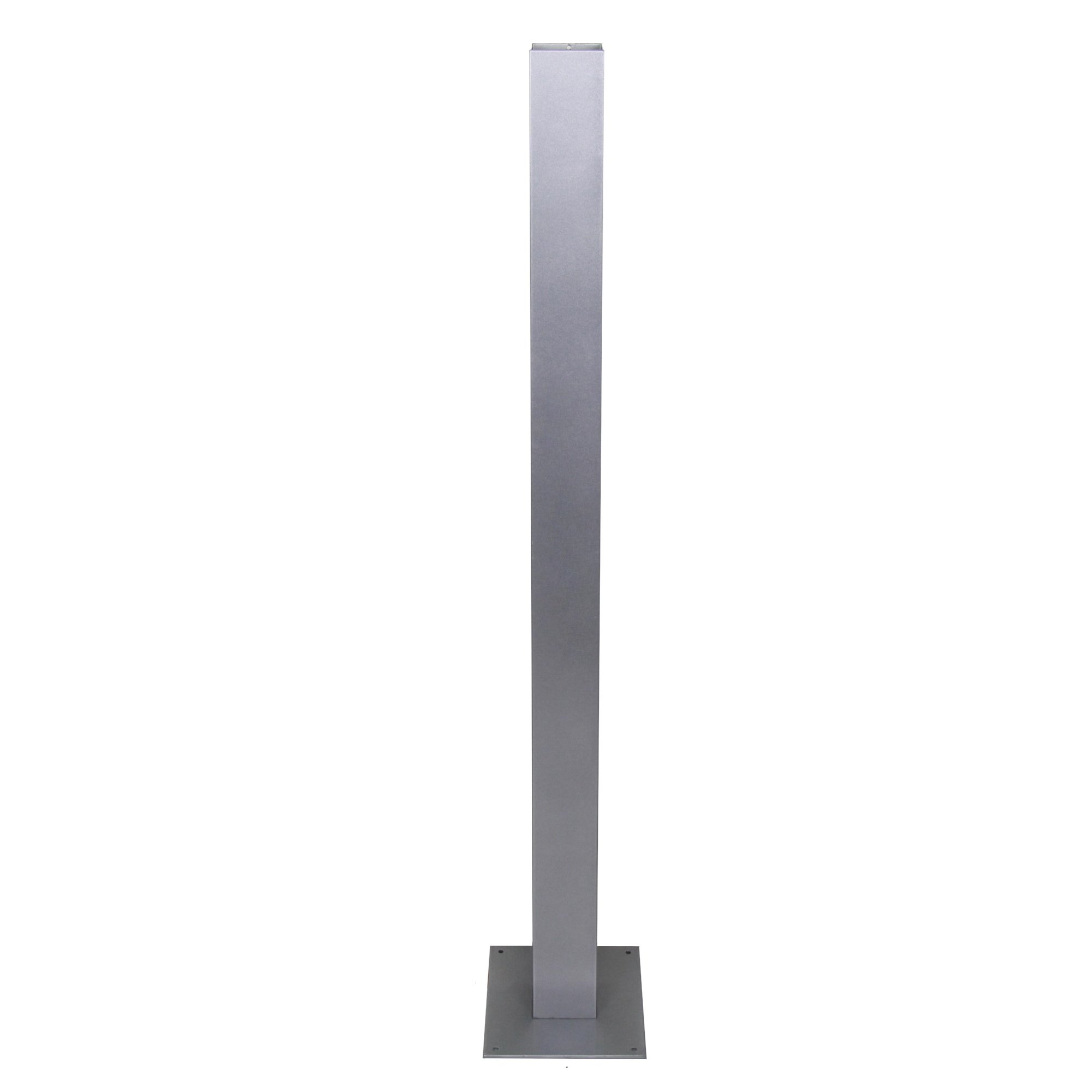 Burg Wächter Outdoor Mail Box Stand, Aluminum, Europe Est 1 Si – Silver