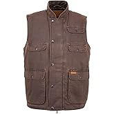 OUTBACK TRADING Men's 29742 Cobar Berber Lined Cotton Outdoor Casual Western Vest