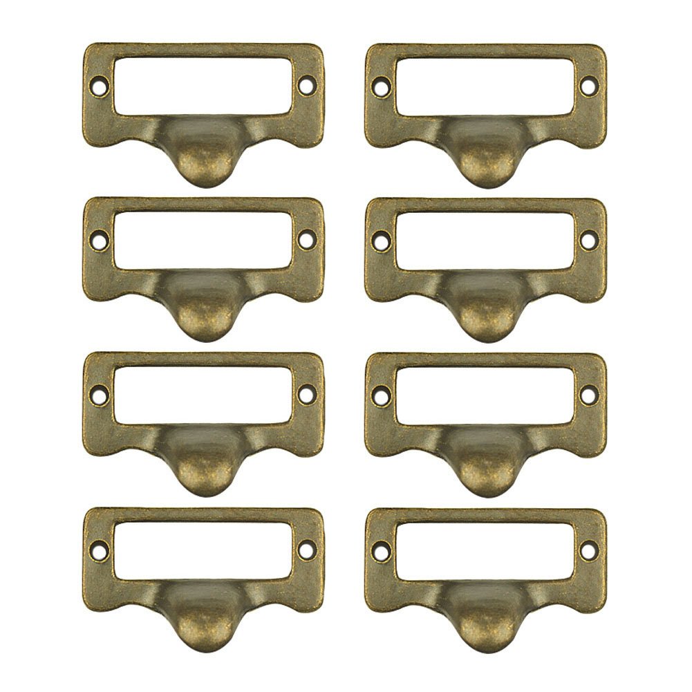 Sell Like Hot Cakes Welldoit 8 Piece Antique Cabinet Drawer Label Pull Frame Handle File Name Card Holder Handle Bronze 57x32x16mm 2 24 X1 25 X0 62 Home Improvement After Sale Protection Fkm Unej Ac Id