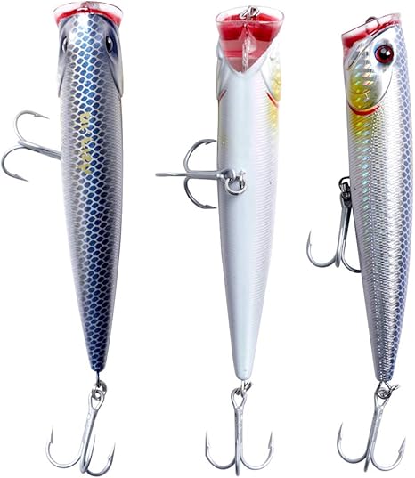 Baits Lures Flies Yozuri Style Plugs Tp1 5 Ct Topwater Fishing Lures Big Mouth Popper Sporting Goods