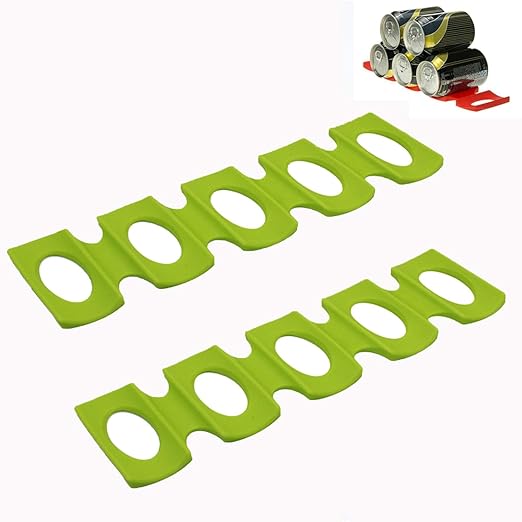 Mydio 2 Pack Botella de Vino Stacker Beer Can Holder Organizador ...