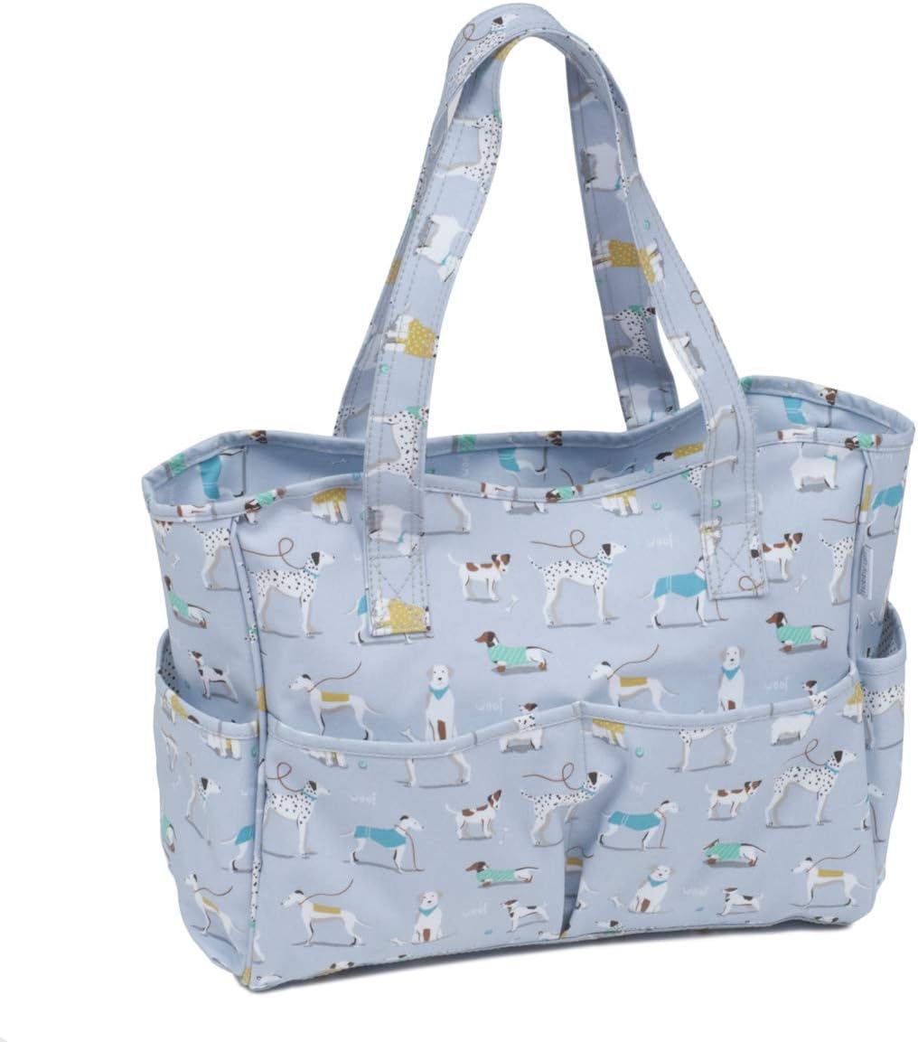 Hobby Gift Multiuse Craft Bag in Matt PVC, Knitting, Crochet and Craft