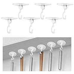 Adhesive Hooks Hanging Ceiling & Wall: Heavy Duty