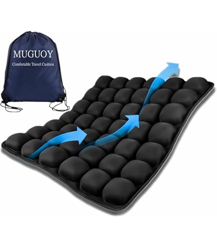 Seat Self Inflating Footrest Travel Cushion Airplane Seat 3D Air Cell  Inflatable Pressure