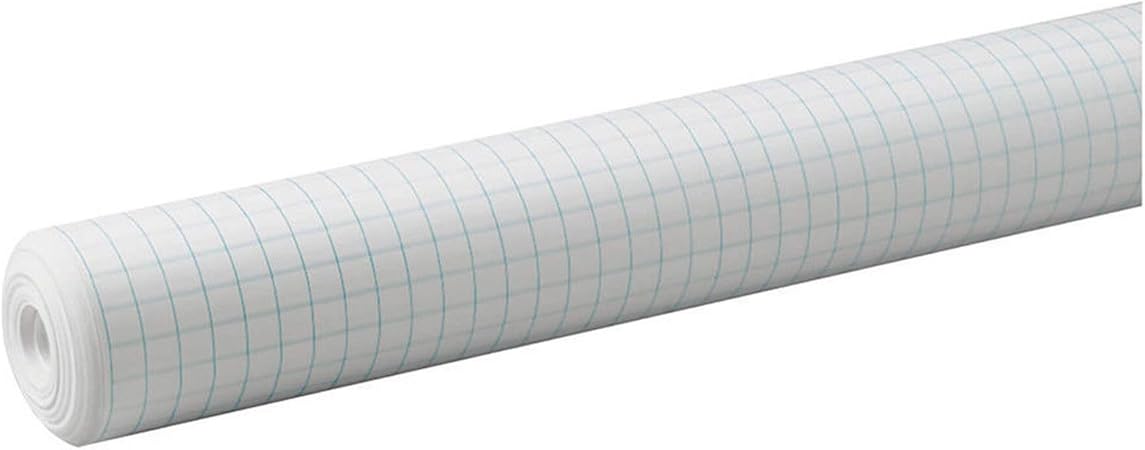 Pacon grid paper roll white 1 2 quadrille ruled 34 x 200 1 roll 