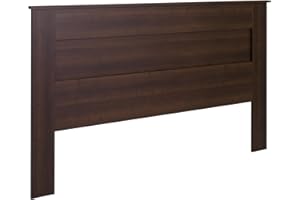 Prepac Stylish Flat Wood Panel Headboard for King Size Beds, Simplistic Wooden King Headboard 2.25" D x 81" W x 48" H, Espresso, EHFK-1301-1