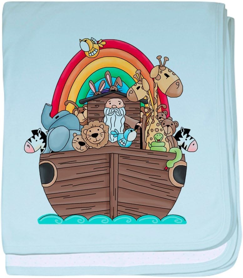 noah's ark baby blanket