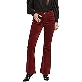 DEAR JOHN Rosa Flared Women's Jeans Mid Rise Full Inseam Comfort Stretch Denim