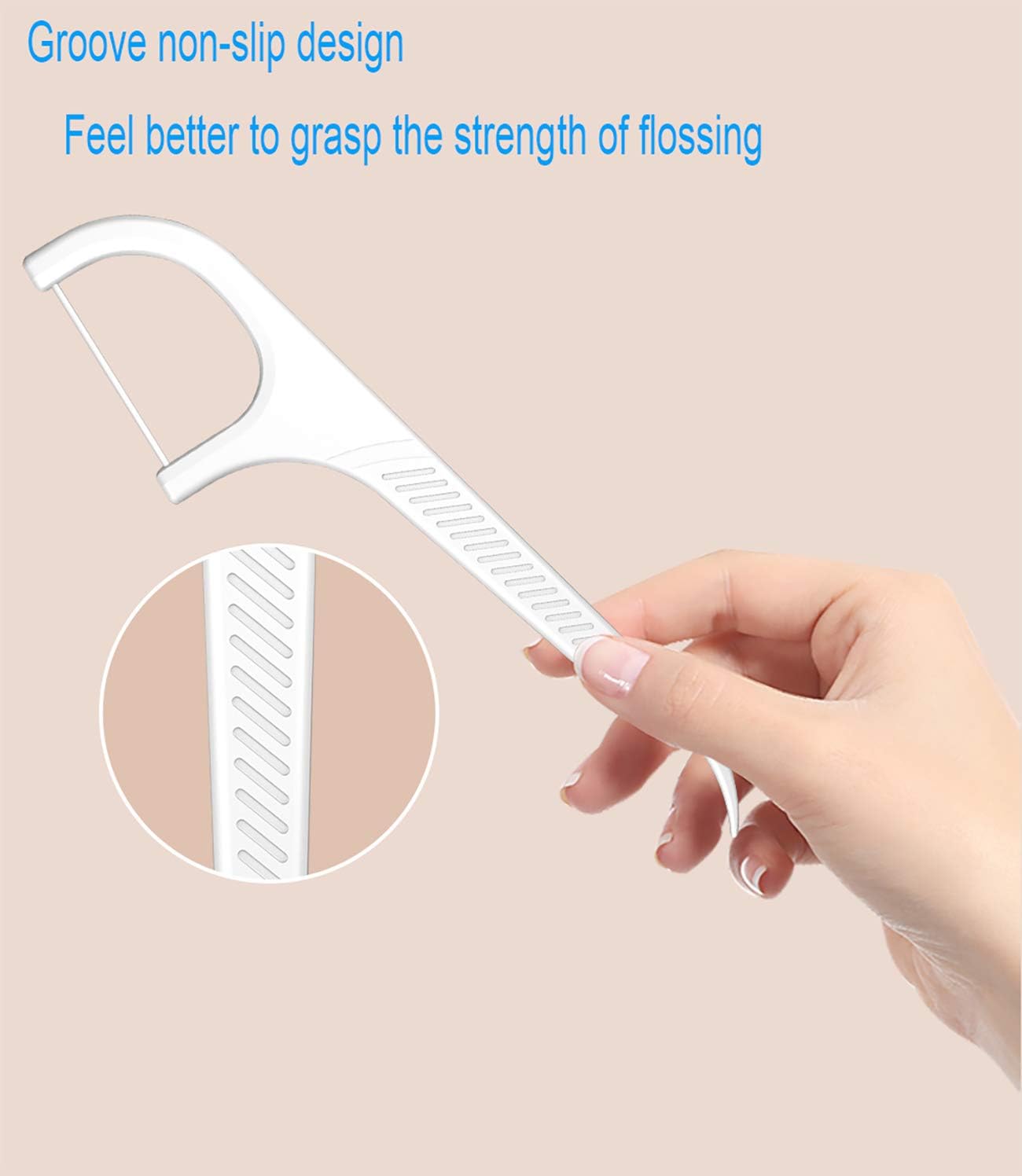 HolyRose Floss Storage Box, Pop Up Dispenser ,Dental Floss Picks High Toughness，Natural Environmental , Glide Clean Teeth No Break, Dispenser Floss 88 Count (Gray): Health & Personal Care