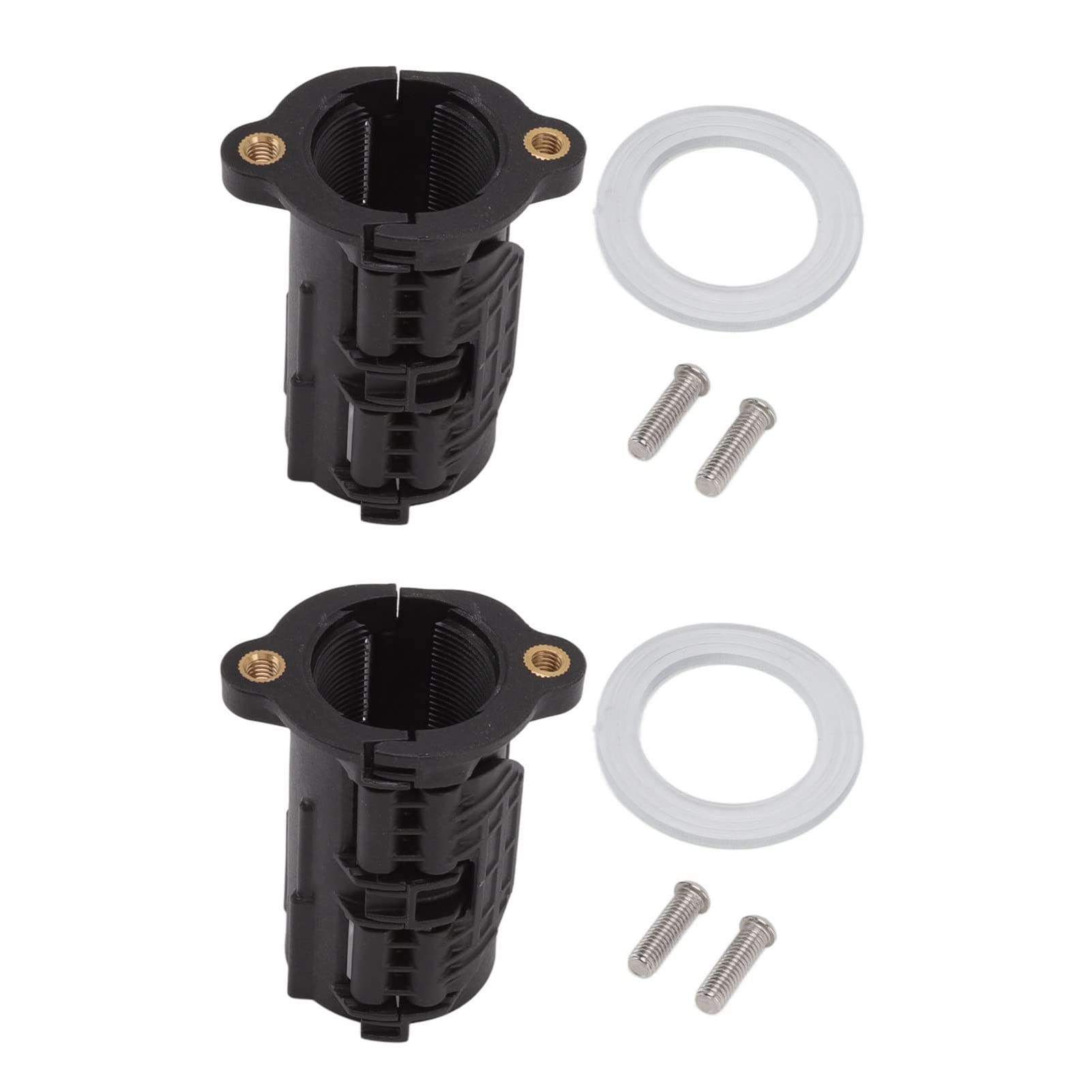 Photo 1 of 2 Sets Faucet Anti Loose Nut Fastener, Faucet Nut Fixed Base Anti Loose Nuts Fastener with Washer Quick Release Nuts