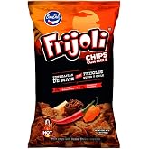 Bocadeli Frijoli Chips HOT, 5.29 oz, Bean Flavored Corn Chips, Salvadoran Snacks (HOT CHILI, 1 Pack)