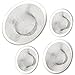 Juvale 4-Pack Stainless Steel Kitchen Sink Drain Strainer - Mesh Screen Sink Strainer and Hair Catcher for Bathroom (4.3