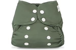 babygoal Baby Cloth Cover for Prefolds,Flats or Fitted Diapers– Adjustable, Reusable, Waterproof Swim Diaper Cover