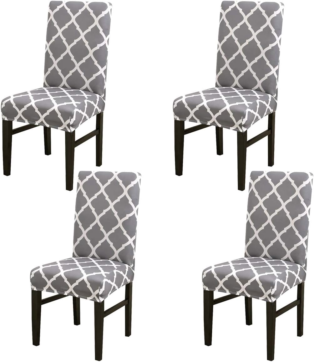 Best gray dining room chair covers
