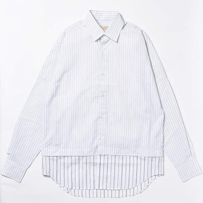 Amazon メアグラーティア ドルマンスリーブ オーバーシャツ ロングシャツ グランドファーザーシャツ シャツ ブランド カジュアルシャツ 長袖 メンズ レディース Meagratia 0502 Cpz シャツ 通販