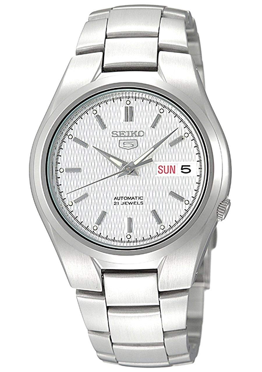 Seiko Mens Automatic Watch, Analogue Classic Display and Stainless Steel Strap SNK601K1