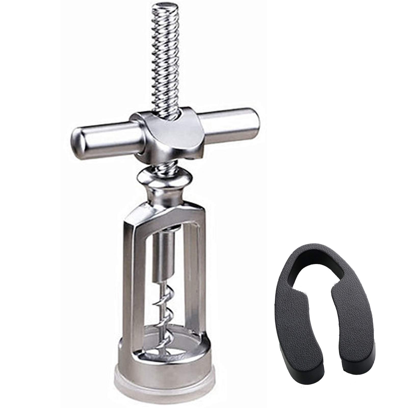 Corkscrew Wine Opener, Handheld Vintage Inspired Classic Wine Opener Self Pulling Corkscrew, Zinc Alloy Heavy Duty Bottle Opener for Kitchen Restaurant Bars