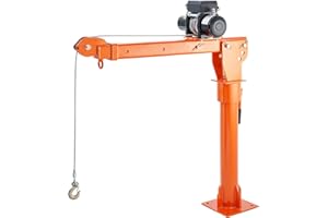 Uargd Electric Pickup Truck Crane, 2200 lbs Capacity, Foldable Truck-Mounted Bed Crane with 6000 lbs Electric Winch, Steel Ji