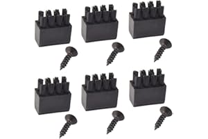 JooFn Arrow Rest Replacement Brushes 6pcs with 6pcs Screws for Hostage Arrow Rest Archery Bow