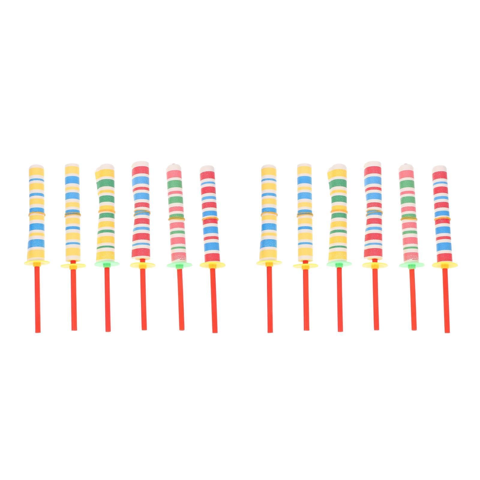 Abaodam 12 pcs Paper Sword Flickers Reusable Party Favor for Birthday Celebrations and Playdates Pack Random Color