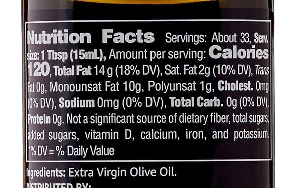 AMAZON GROCERY, EXTRA VIRGIN OLIVE OIL, 16.9 FL OZ