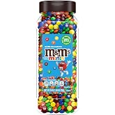 M&amp;M'S Minis Milk Chocolate Candy, 25 oz Resealable Bulk Jar | Ideal Baking Chocolate Ingredients, Movie Night, and Candy Dishes, Easy Pour, Trail Mix Add