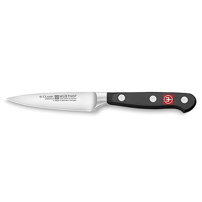 Wusthof WU4066/09 CLASSIC Paring Knife, One Size, Black, Stainless Steel