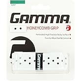 Gamma Sports, Tennis Honeycomb Replacement Grip, Firm Feel, Moisture Wicking Surface, Durable, Mulitple Colors, Racket, Racquet Grip, High Traction Surface, Versatile