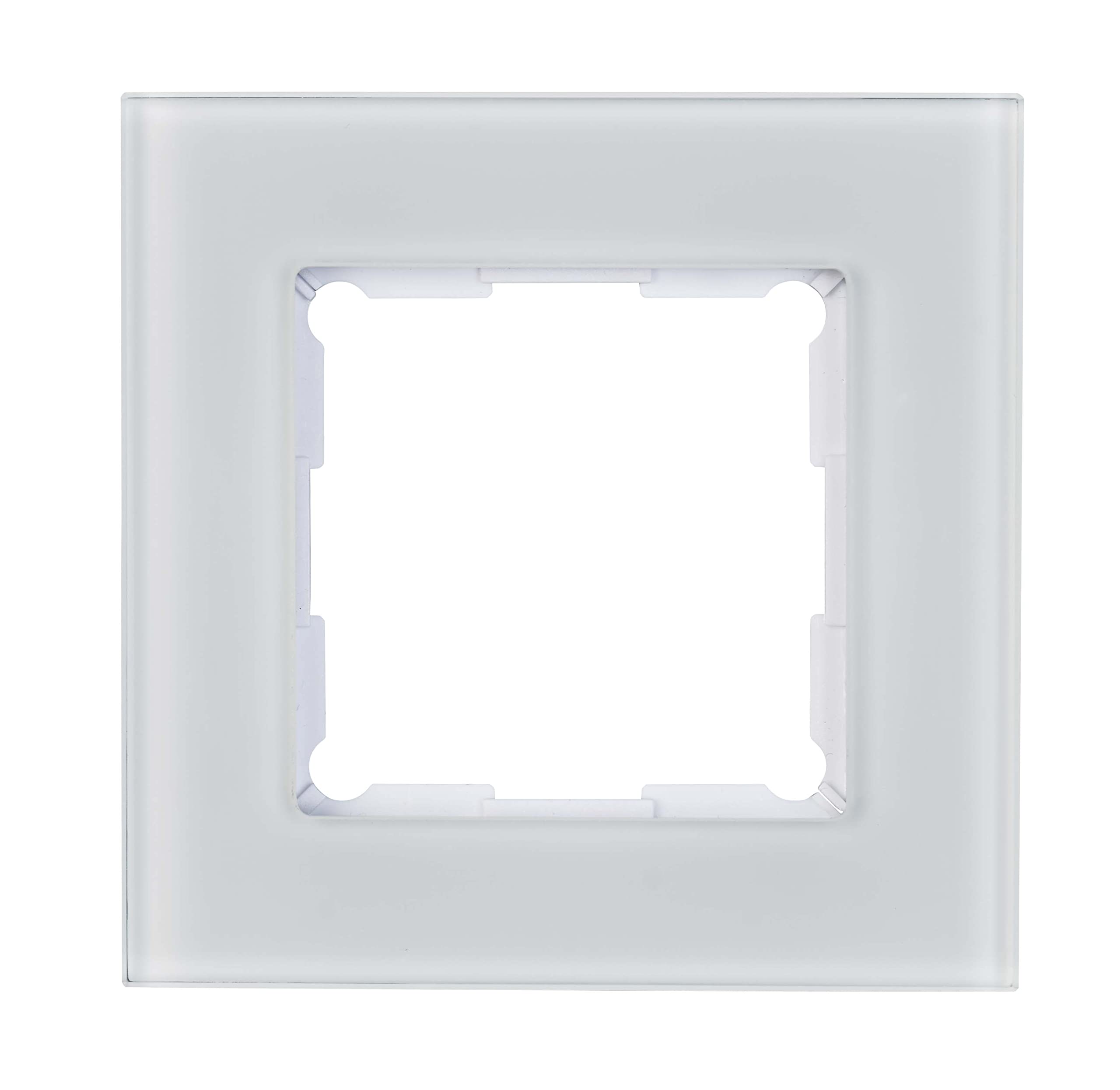 REV 0228020100 Optima Frame, Single Glass, White Surface-Mounted Installation, 1-fach โ image 1