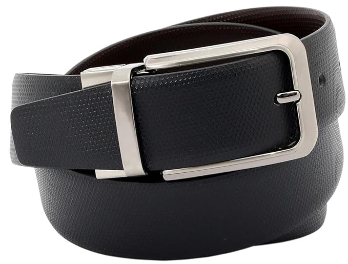 mens black leather belt for jeans
