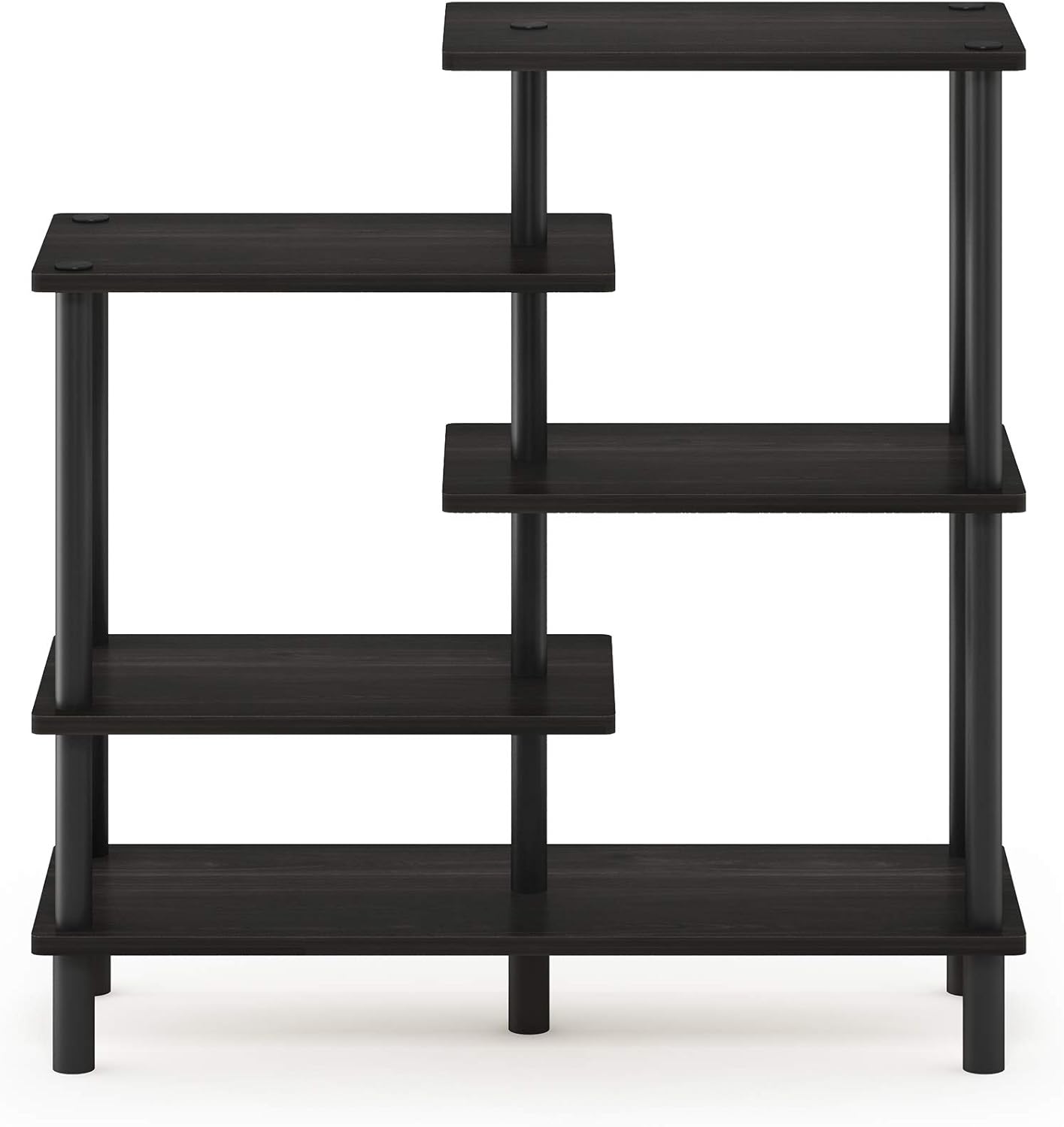 Furinno Toolless Shelves, Wood, Espresso/Black, one size Amazon.co.uk