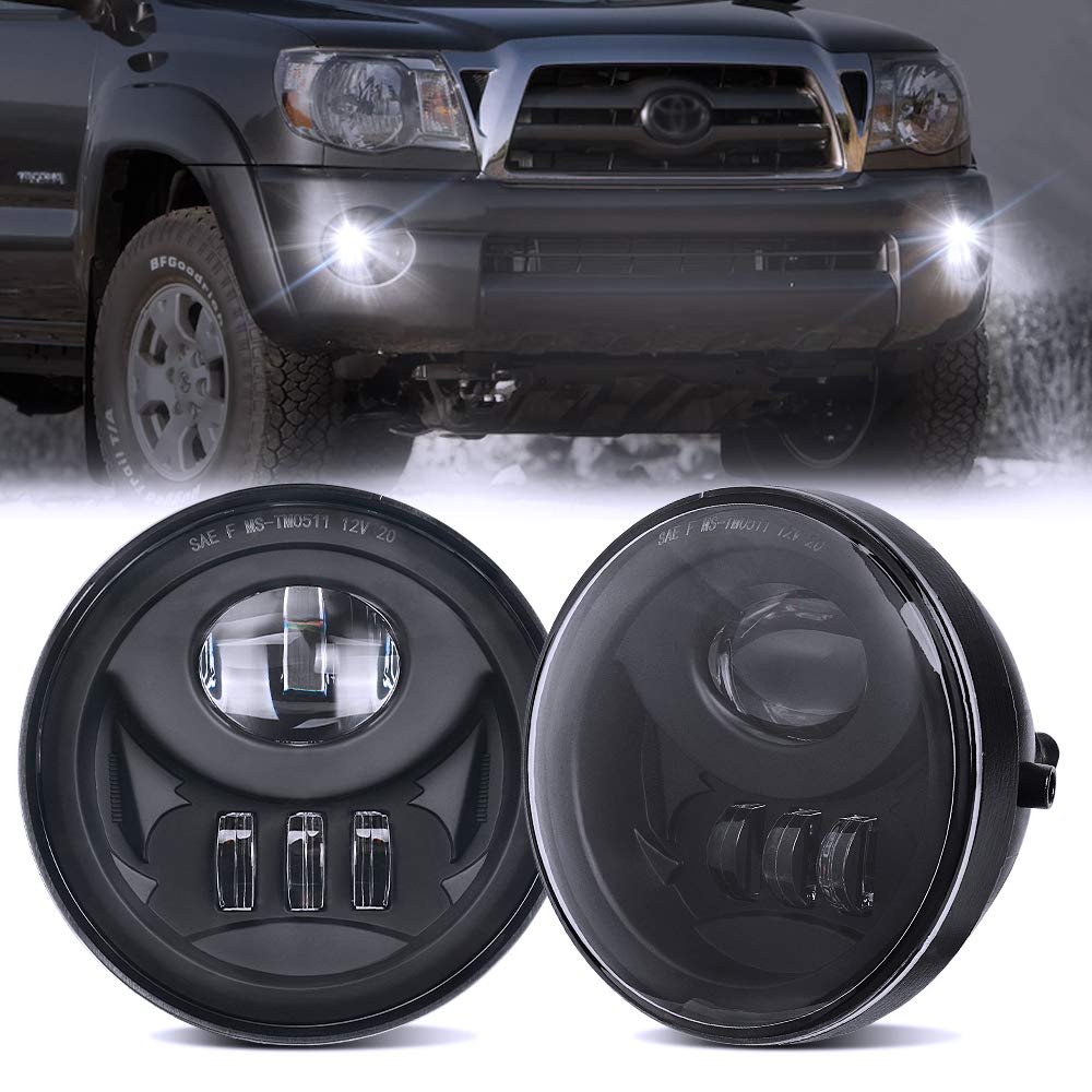 Lusgwufad Upgraded LED Fog Lights Assembly Fit for Tacoma,Front Bumper ...