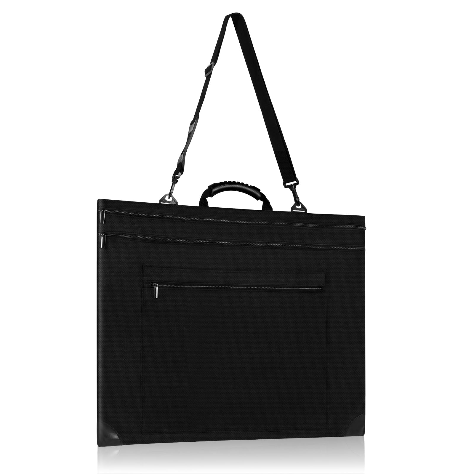 Photo 1 of FdcZeyxior Art Portfolio Case 20x24 Inch Large Size Portfolio Folder for Artwork Poster Board Storage Waterproof Art Portfolio Tote Bag with Four Pockets and Handle for Drawing, Sketching