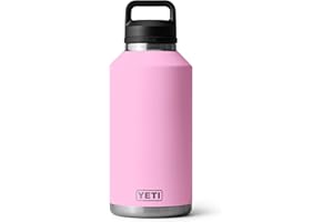 Yeti Rambler 64 oz Bottle, Vacuum Insulated, Stainless Steel with Chug Cap, Power Pink