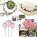 HECATY 10 PCS Faux Pampas Grass Decor 18