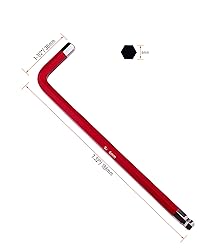 FOCMKEAS 2 PCS 6mm Ball End Hex Key Allen