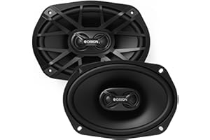 Orion XTR Series XTR69.3 Coaxial Car Audio Speakers - 6" x9”, 3-Way Speakers, Full Range, 500W, 4 Ohms, Easy Installation, Polypropylene Cone W/Butyl Rubber Surround (Pair)