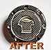 HONDA CBR600RR CB400 VFR VTR CBR1000R Real 3k Carbon Fiber Fuel Tank Cap Filler Cover Pad