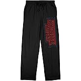 Bioworld Stranger Things Logo Adult Black Sleep Pajama Pants