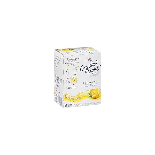 CRYSTAL LIGHT FLAVORED DRINK MIX, LEMONADE 30 COUNT, 0.17 OZ