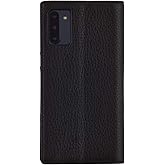 Case-Mate - Samsung Galaxy Note 10 Case - Wallet Folio - 6.3" - Black Leather