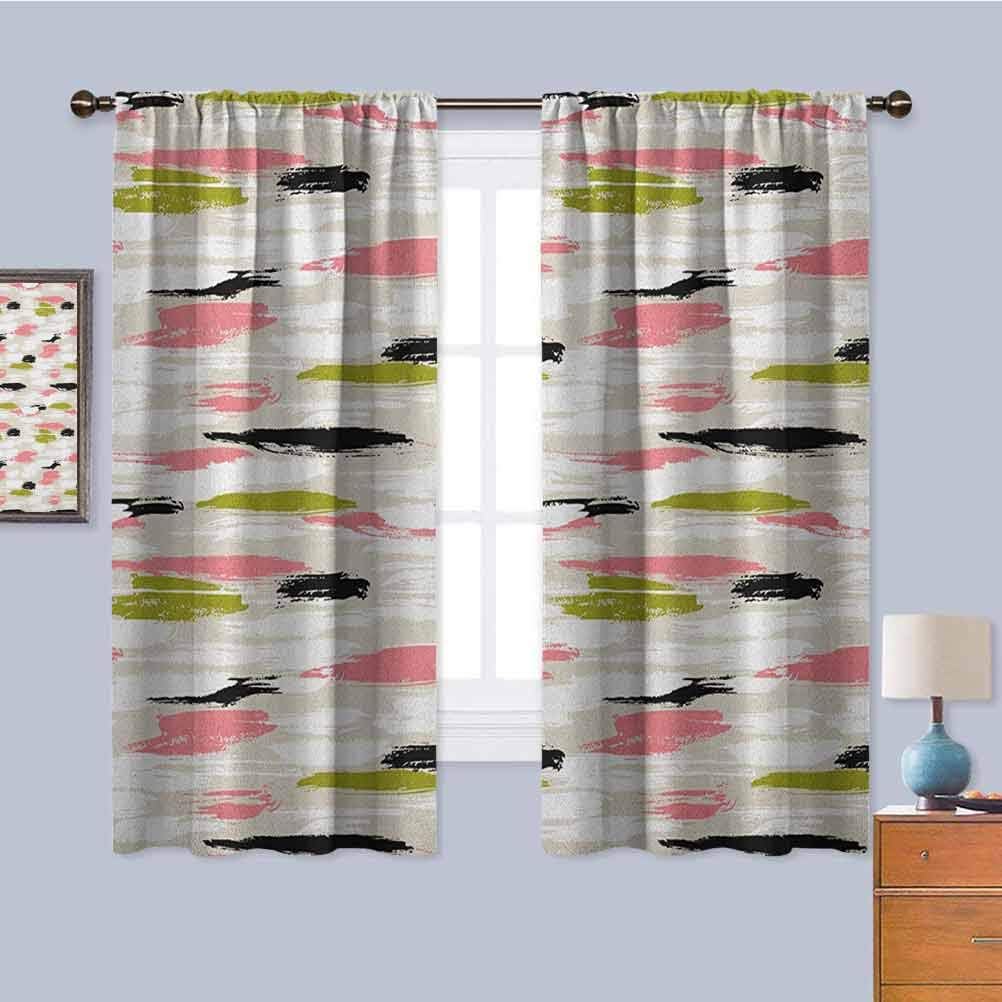 Art Outdoor Curtain, Curtains 84 inch Length Bold Pattern