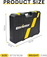 Enventor 108-Piece General Household Tool Kit with Storage Toolbox view 8
