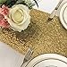 TRLYC 12x 120 Inch Sparkly Gold Sequin Table Runner,Beautiful Sequin Tablerunner Gold