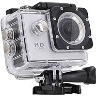 Rewy WE-8600 Waterproof Sports Action 1080p Camera with Micro SD Card Slot and Multi Language Video 12MP 2-inch