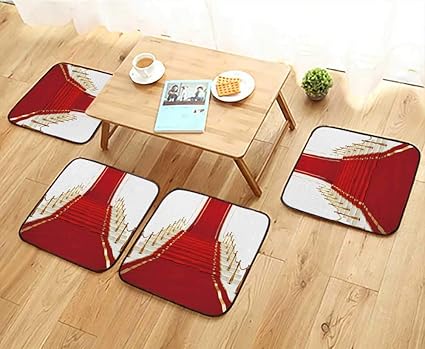 Amazon Com Jiahonghome Fillet Chair Cushion Red Carpet To